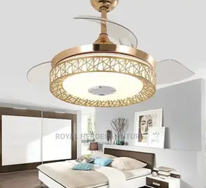 Chandelier Fan Bluetooth Remote Control Light