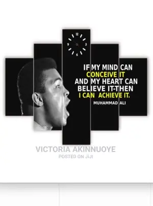 Muhammad Ali Canvas Wall Frame