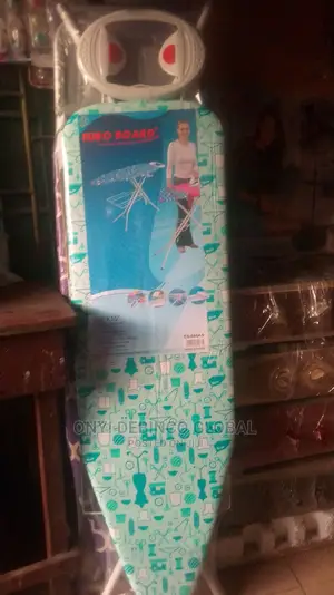 Cushioned Ironing Board With Electrical Plug Connector