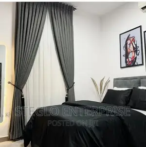 Black Out Irish Matte Curtains