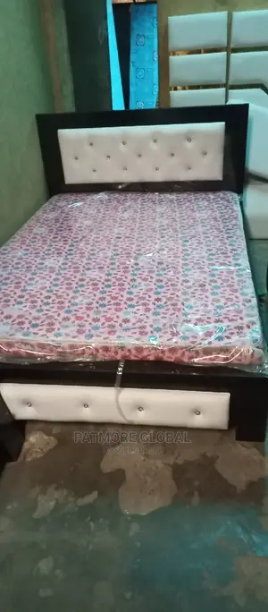 4x6 Bedframe With Mouka Foam Mattress and Bedside