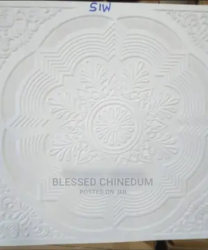 P O P Gypsum Board Plain White Design