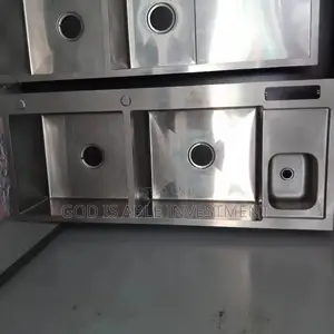 Anti-Rust Double Bowl Single Tray Sink