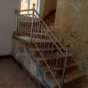 Stainless Handrail With Touch of Gold
