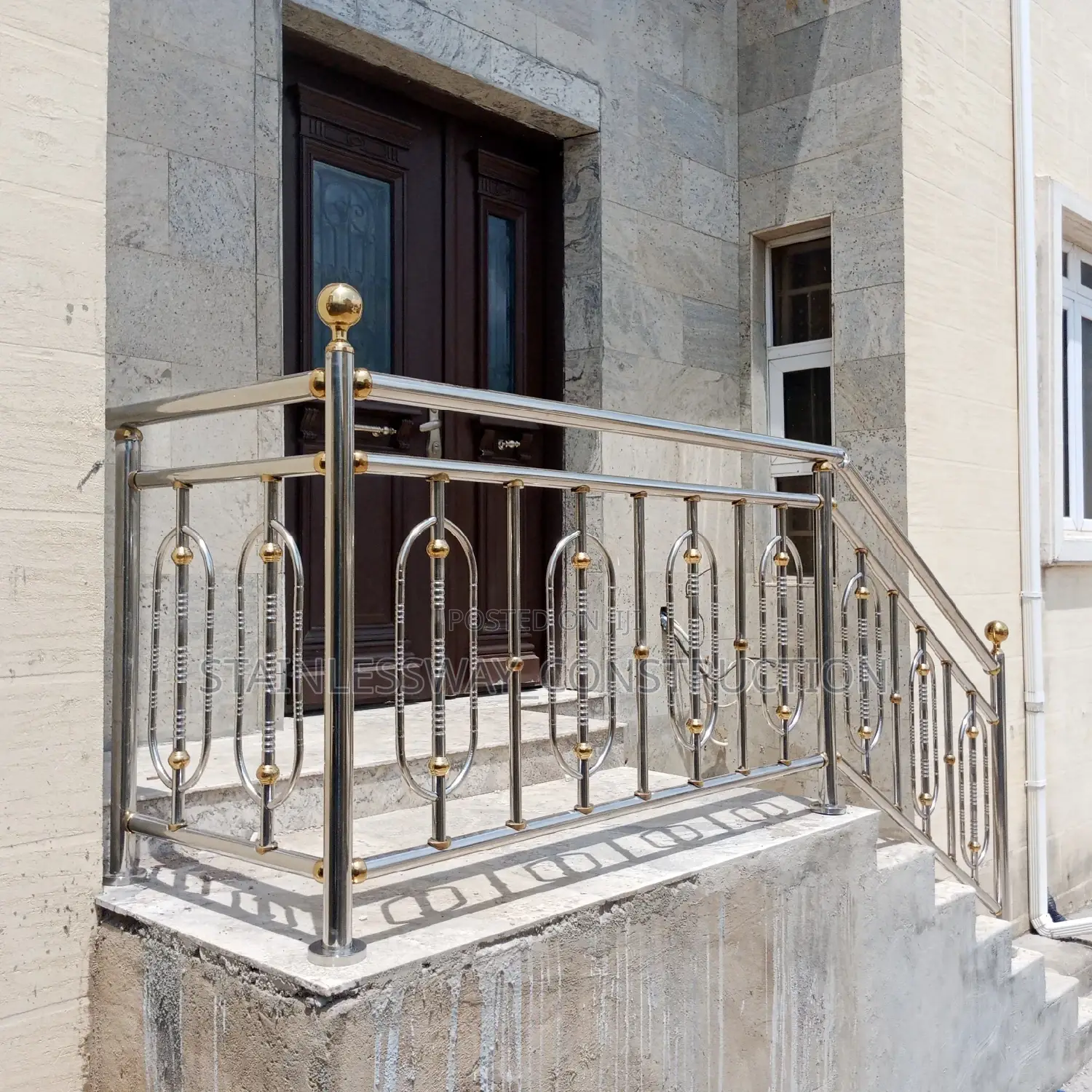 25mm Combing Stainless Handrail