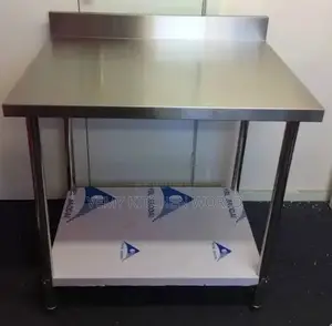 3ft Work Table For Baking With Back