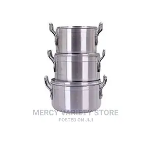 Aluminum Cooking Pot - 3 Set