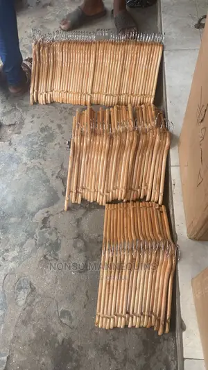 Sets and Bundles of Wooden Hangers