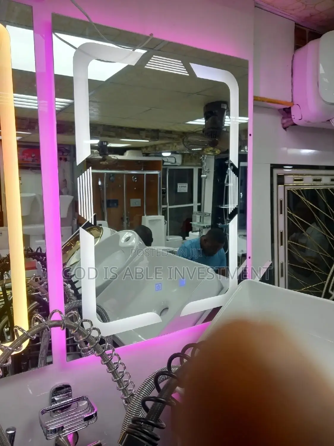 LED Mirror With Triple Light