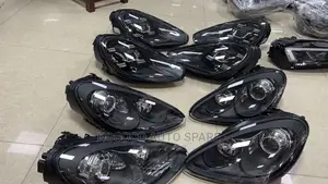 Set Of Head Light Porsche Cayenne 2013 2016