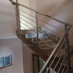 Stainless Handrail on Staircase