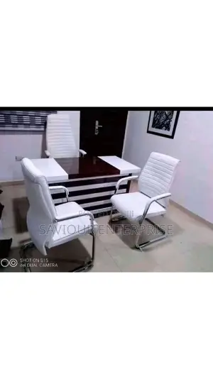 A Set of Executive Office Table and Chair