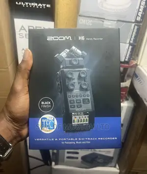 Zoom H6 All Black 6-Track Portable Recorder