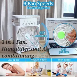 Portable Air Conditioning Fan With Humidifier