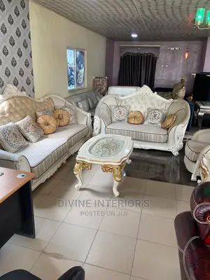 Luxury 7 Seater Living Room Fabric Sofa Chair.