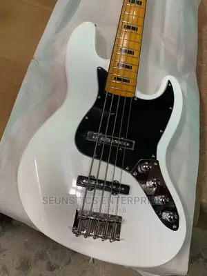 Quality Active Five String Squier by Fender Jazz Bass Guitar