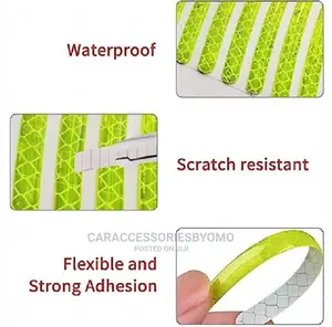 10pc 3D Reflective Wheel Tire Rims Stripes Stickers