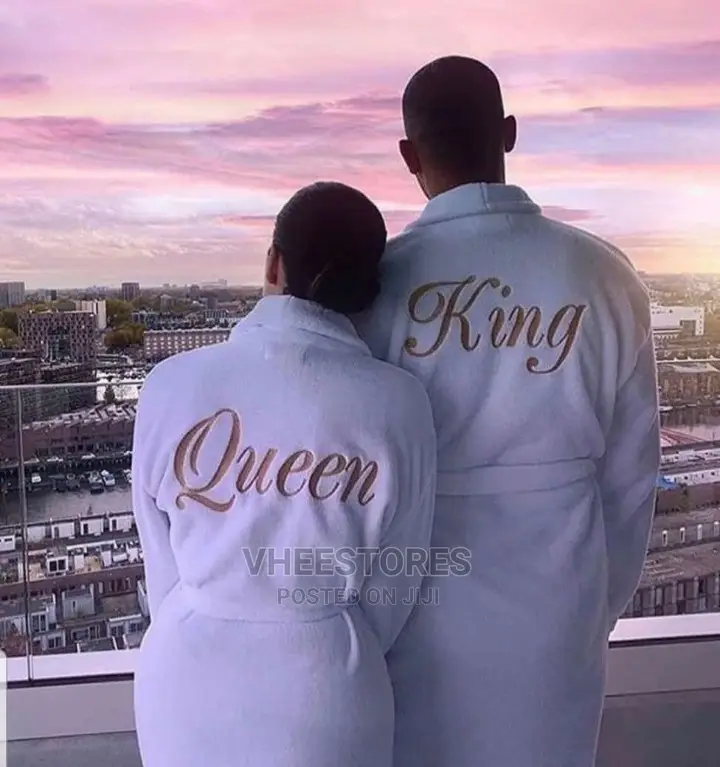 Customized Couples Cotton Bathrobe (2 Sets)