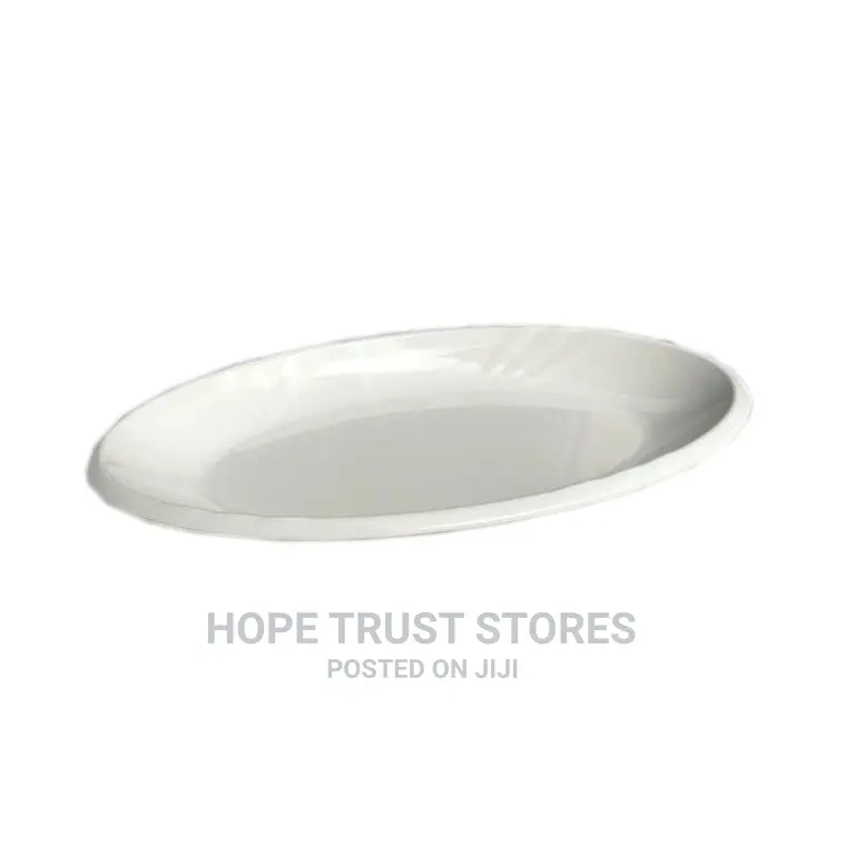 White Melamine Oval Tray