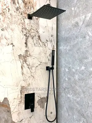 Black Condit Shower Set