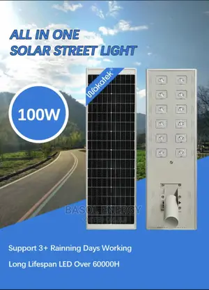100w Wakatek Solar Street Light With Free Delivery To Your Locations