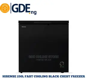 Hisense 250l Fast Cooling Black Chest Freezer Fc320sh
