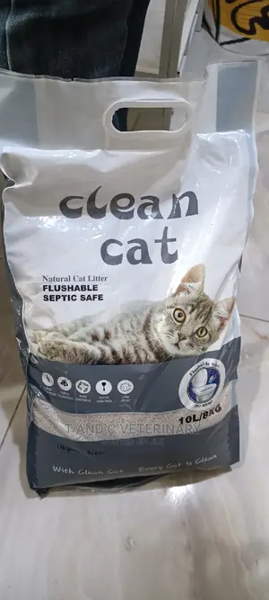 Clean Cat Flushable Septic Safe Clumping Cat Litter 10l