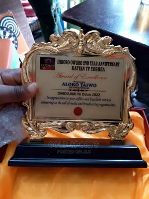 Golden Plate Award X1