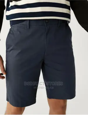 Marks and Spencer Navy 40in Super Lightweight Stretch Chino