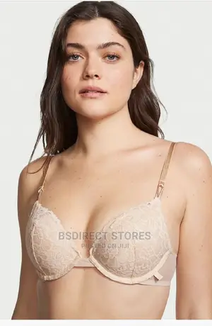 Victoria's Secret Tee Lace T-Shirt Push Up Bra 38DDD(F)