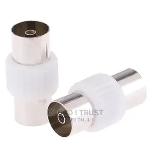 2pcs Female To Female Antennas TV Plug