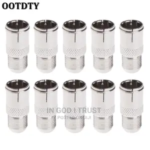 1 PCS Quick Fit F Connector Male Plug to Female Adapter