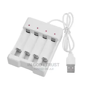 USB 4 Slots Fast Charging Battery Charger