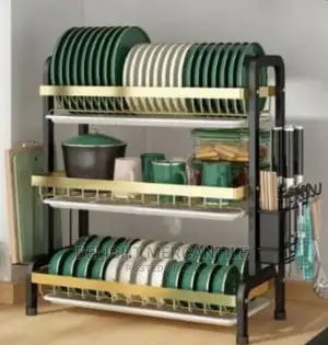 3 Layers Tiers Dish Rack