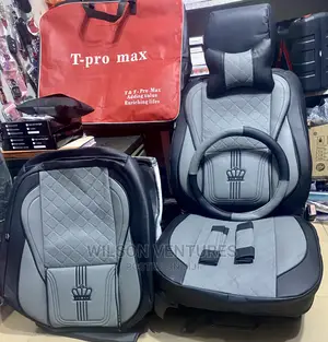 Gray Color Leather Seat Cover