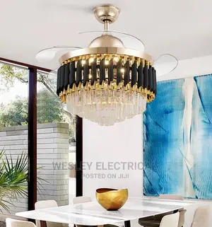 Fan Chandelier Light With Bluetooth Mp3