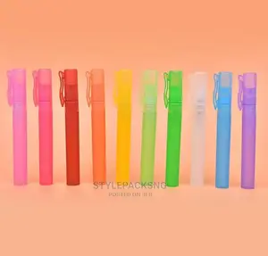 12 Pieces 10ml Plastic Clip Spray Perfume Bottles
