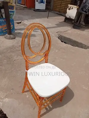 Acrylic Gold Chairs