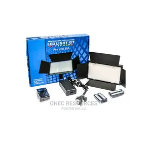 35w Led 600 Studio Light Rechargeable Kit + Batteries +Stand