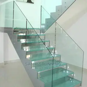 Double Glassed Frameless Railing Design.
