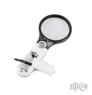 45x Handheld Microscope Reading Magnifying Glass With Led