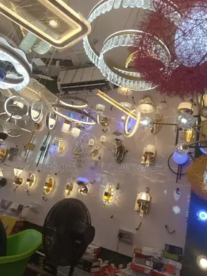 Wall Brackets and Chandelier