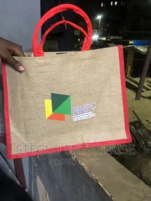 Mediym and Large Sixes Branded Jute Bags