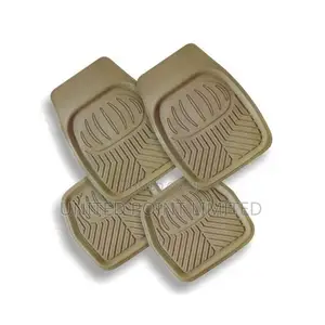 Universal Car Waterproof Car Floor Mats Cream Color