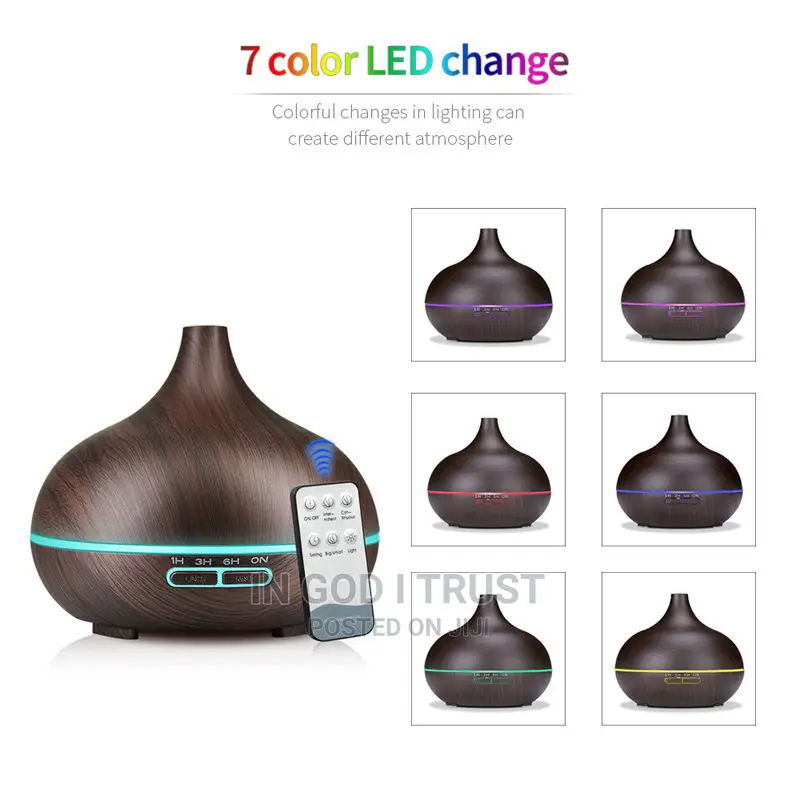 400ml Electric Aromatherapy Diffusers7 Color Soothing Light