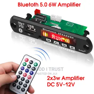 MP3 Player Decoder Board 5V 12V Bluetooth5.0 80W Amplifier