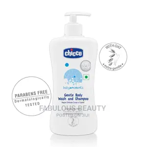 Chicco Baby Moments Gentle Body Wash and Shampoo (500ml).