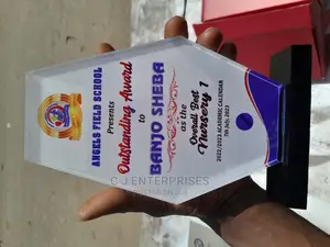 Acrylic Award Plaque B34