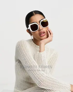 River Island WHITE Oversized Tinted Women's Sunglasses