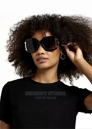 River Island Black Oversized Square Women's Sunglasses